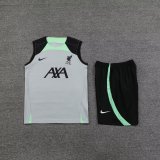 23/24 Liverpool Vest Training suit Grey Color