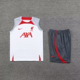 23/24 Liverpool Vest Training suit White Color