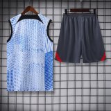 23/24 Liverpool Vest Training suit Blue Color
