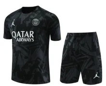 23/24 PSG Black Training Jersey Training Tracksuit