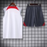 23/24 Liverpool Vest Training suit White Color