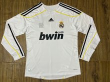 09/10 Real Madrid Home Retro Jersey Long Sleeve