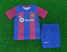 23/24 Barcelona Home Kids with Nike Brand