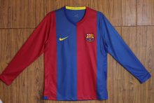 06/07 Barcelona Home Retro Jersey Long Sleeve