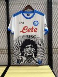 Maradona Napoli White Jersey Fan Version Thai Quality