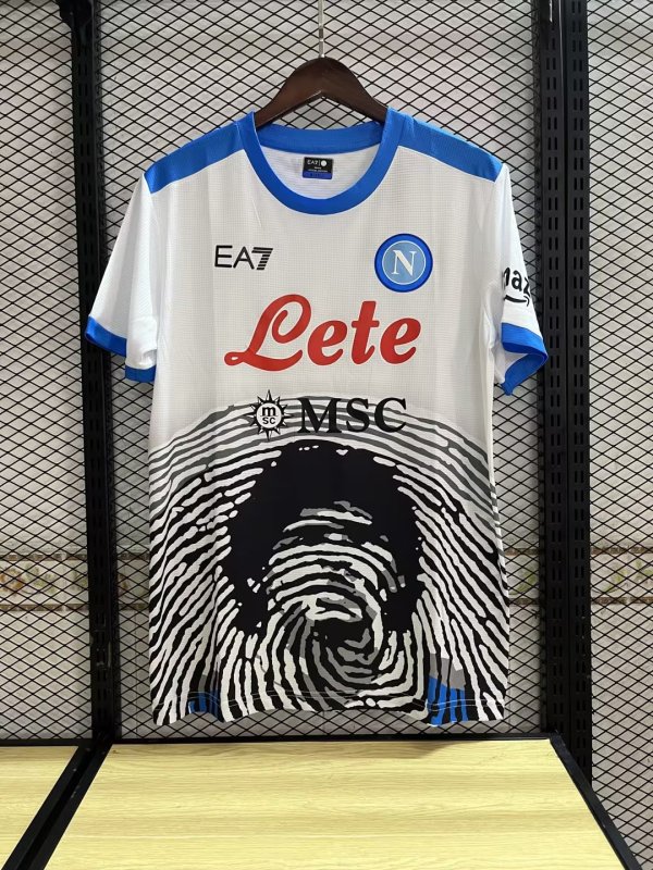 Maradona Napoli White Jersey Fan Version Thai Quality