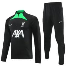 23/24 Liverpool Black Sweater Tracksuit Thai Quality