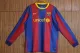 10/11 Barcelona Home Retro Jersey Long Sleeve