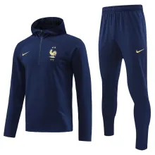 23/24 France Dark Blue Sweater Tracksuit Thai Quality