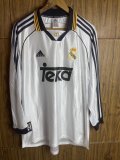 99/00 Real Madrid Home Retro Jersey Long Sleeve