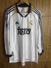 99/00 Real Madrid Home Retro Jersey Long Sleeve