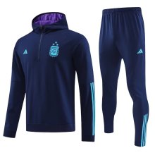 22/23 Argentina Dark Blue Sweater Tracksuit  With 3 Stars Thai Quality