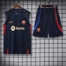 22/23 Barcelona Dark Blue Vest Training Tracksuit