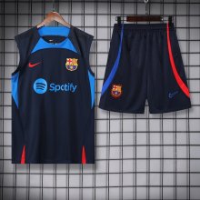 22/23 Barcelona Dark Blue Vest Training Tracksuit