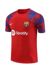 23/24 Barcelona Training Jersey Red Color Thai Quality