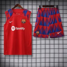 23/24 Barcelona Red Vest Training Tracksuit