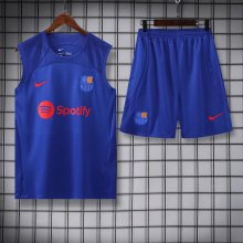 23/24 Barcelona Blue Vest Training Tracksuit