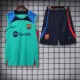 22/23 Barcelona Green Vest Training Tracksuit