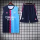 22/23 Arsenal Blue Vest Training Set--Vest and Short Pant Training Tracksuit