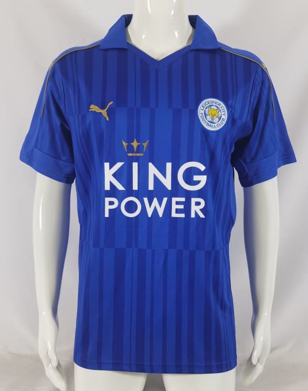 16/17 Leicester Home Retro Jersey Fans Version