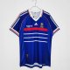 1998 France Home  Retro Jersey With Final Letter