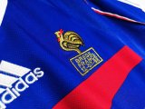 1998 France Home  Retro Jersey With Final Letter