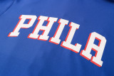 NBA Philadelphia 76ers Blue with Cap Jacket Tracksuit High Quality