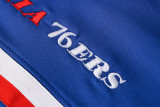 NBA Philadelphia 76ers Blue with Cap Jacket Tracksuit High Quality