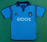01/02  Man City Home Retro Jersey