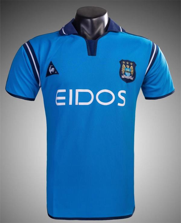 01/02  Man City Home Retro Jersey