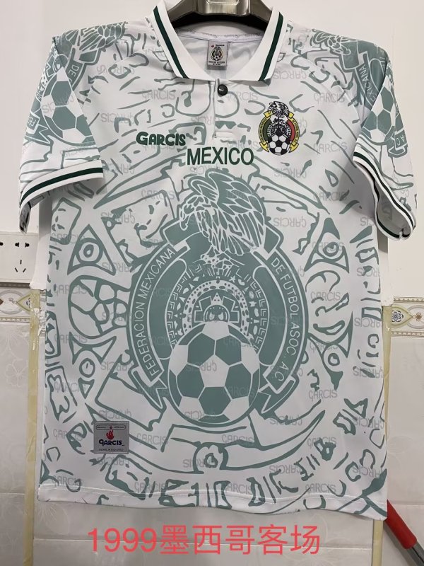 1999 Mexico Away Retro Jersey Fans Version