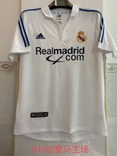 01/02 Real Madrid Home Retro Jersey