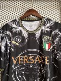 2023 Italy Special Black Soccer Jersey Fans Version