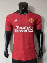 23/24 Man United Home Jersey Player Version 1:1 Quality