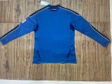 11/12 LA Galaxy Away Blue Retro Jersey Long Sleeve Fans Version