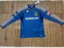 11/12 LA Galaxy Away Blue Retro Jersey Long Sleeve Fans Version