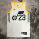 NBA 2023 Men Utah Jazz White #23 MARKKANEN Jersey High Quality Name and Number Print