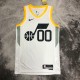NBA 2023 Men Utah Jazz White #00 CLARKSON Jersey High Quality Name and Number Print
