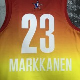 NBA 2023 Men Utah Jazz All Stars #23 MARKKANEN Jersey High Quality Name and Number Print