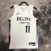 NBA Men 2023 Brooklyn Nets City Version White #11 IRVING Jersey High Quality Name and Number Print