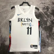 NBA Men 2023 Brooklyn Nets City Version White #11 IRVING Jersey High Quality Name and Number Print