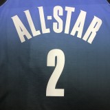 NBA Men 2023 Brooklyn Nets All Stars Blue #2 IRVING Jersey High Quality Name and Number Print