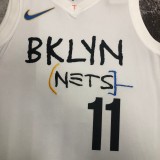 NBA Men 2023 Brooklyn Nets City Version White #11 IRVING Jersey High Quality Name and Number Print