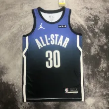 NBA Men 2023 All Stars Golden State Warriors Blue #30 CURRY Jersey High Quality Name and Number Print