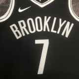 NBA Men 2023 Brooklyn Nets Black #7 DURANT Jersey High Quality Name and Number Print