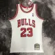 NBA Men Season 1998 Retro Chicago Bulls White #23 JORDAN Jersey High Quality Name and Number Print