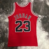 NBA Men Season 1998 Retro Chicago Bulls Red #23 JORDAN Jersey High Quality Name and Number Print