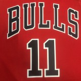 NBA Men 2023 Chicago Bulls Red #11 DEROZAN Jersey High Quality Name and Number Print