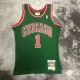 NBA Men Season 08-09 Retro Chicago Bulls Green #1 ROSE with Red Letter Jersey High Quality Name and Number Print