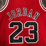 NBA Men Season 1998 Retro Chicago Bulls Red #23 JORDAN Jersey High Quality Name and Number Print